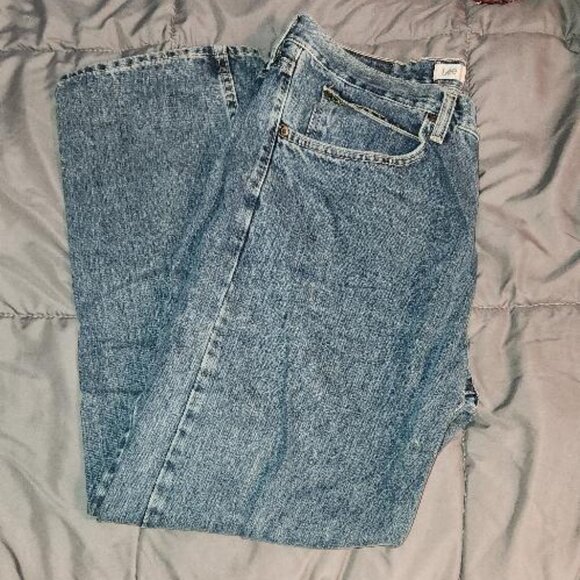 Mens Lee Relaxed Fit Straight Leg Jeans 36x30 Vintage - Picture 3 of 6